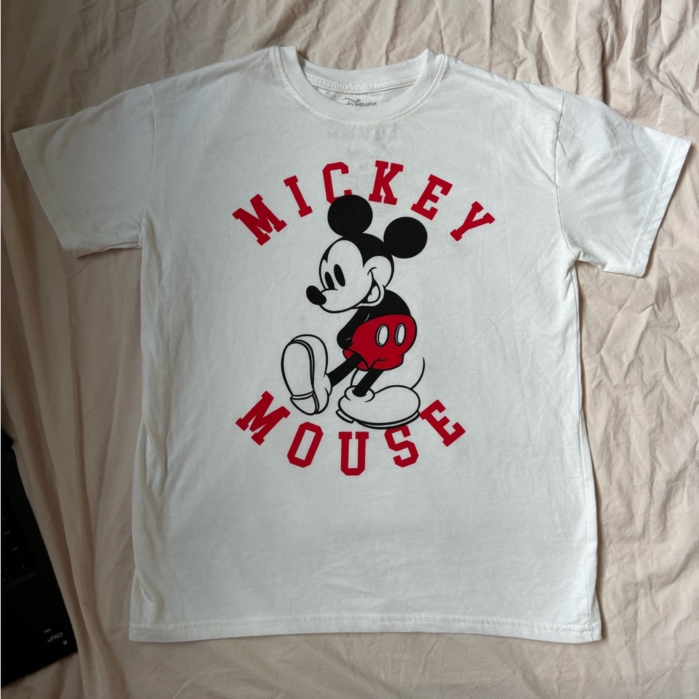 Disney Mickey Mouse Women’s White T-Shirt size M